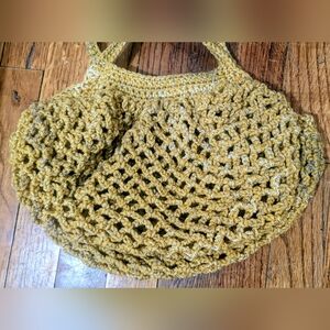 Handcrafted Mustard Crochet Bag